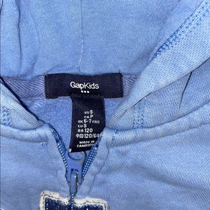 Girls Blue Sparkly Gap Hoodie Sz Small